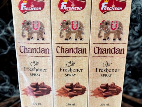 Chandan Room Freshener, Sandalwood Room Freshener Spray, Buy Chandan Room Freshener Online, Long-lasting Room Freshener, Sandalwood Air Freshener 270ml, Best Room Freshener for Home & Office.